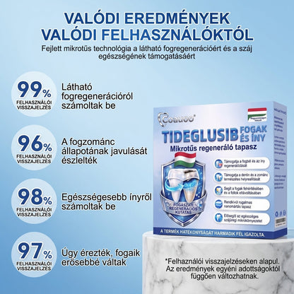 🇭🇺🦷 Mondj búcsút az érzékenységnek és kellemetlenségeknek! 𝐂𝐨𝐚𝐮𝐨𝐨® Tideglusib szájcsíkok – gyors regenerálás a fogaknak és az ínynek 😊